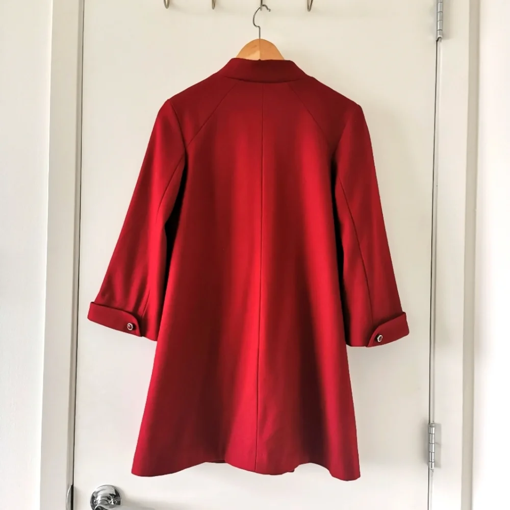 Red Wool Jacket - Picture 2 of 3